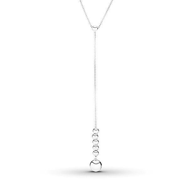 String of Beads Sterling Silver